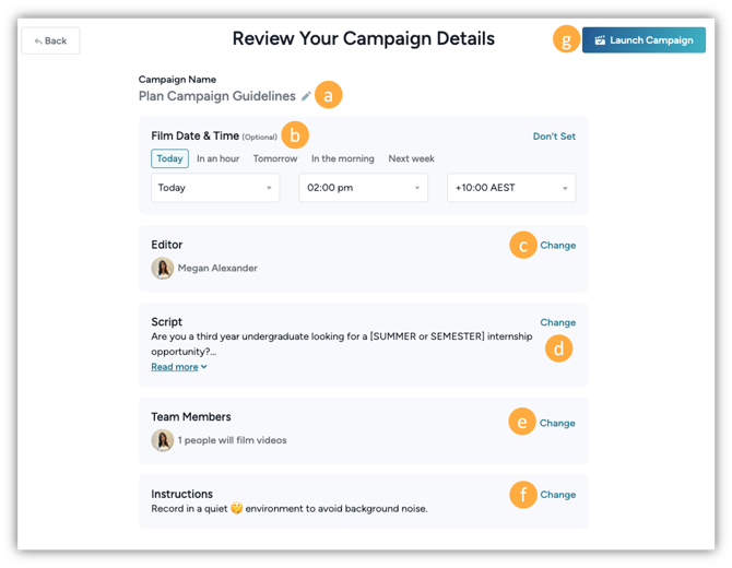 Review Campaign