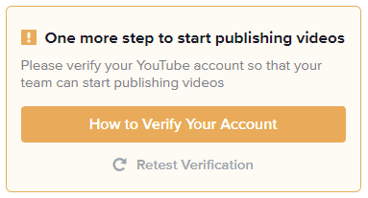 How to Verify Channel How to Verify Your Account